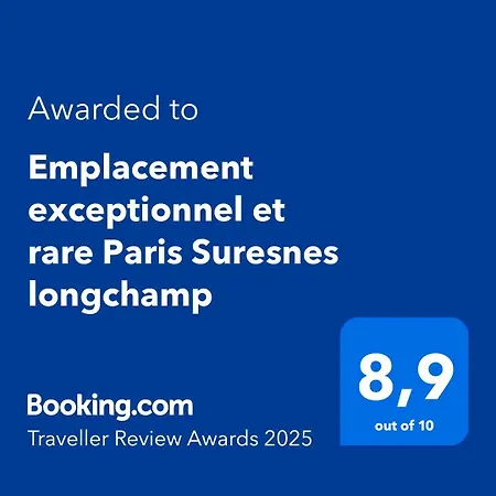 Apartman Emplacement Exceptionnel Et Rare Paris Longchamp Suresnes